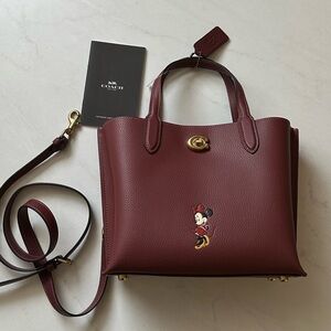 Coach x Disney Minnie Mouse willow tote bag 24